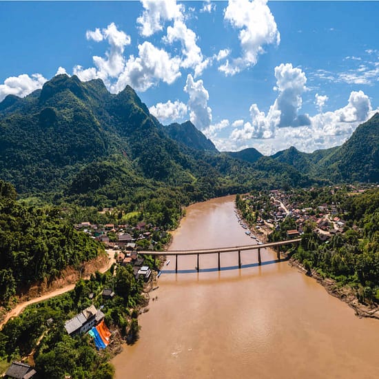Ou Fluss Laos